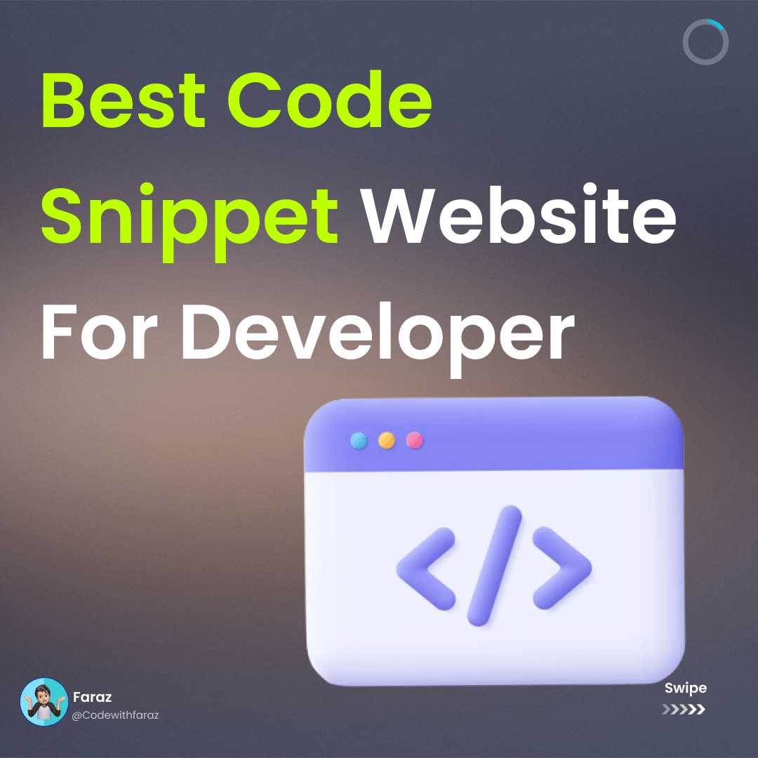 Best Code Snippet Website for Developer